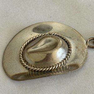 Sterling Cowboy Hat Charm
